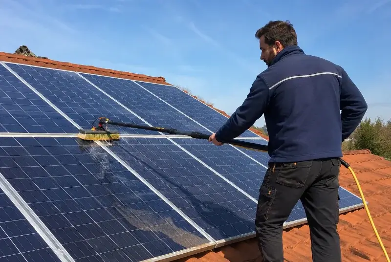 Nettoyage et entretien de panneaux solaires à Popian