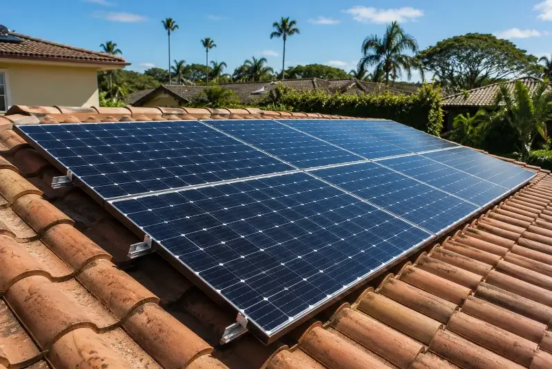 Installation de panneaux solaires à Popian